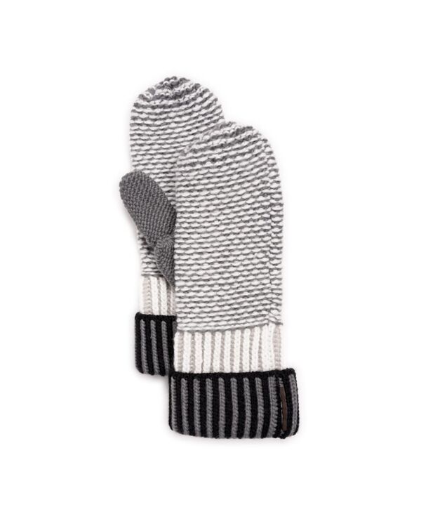ムクルクス レディース アクセサリー 帽子 MUK LUKS Women's Textured Mitten Gloves Grey グレー|ReVida 店