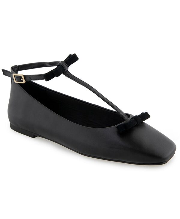 ケネスコール レディース シューズ パンプス Kenneth Cole New York Women's Juliet Ballet Flats Black Leather ブラック