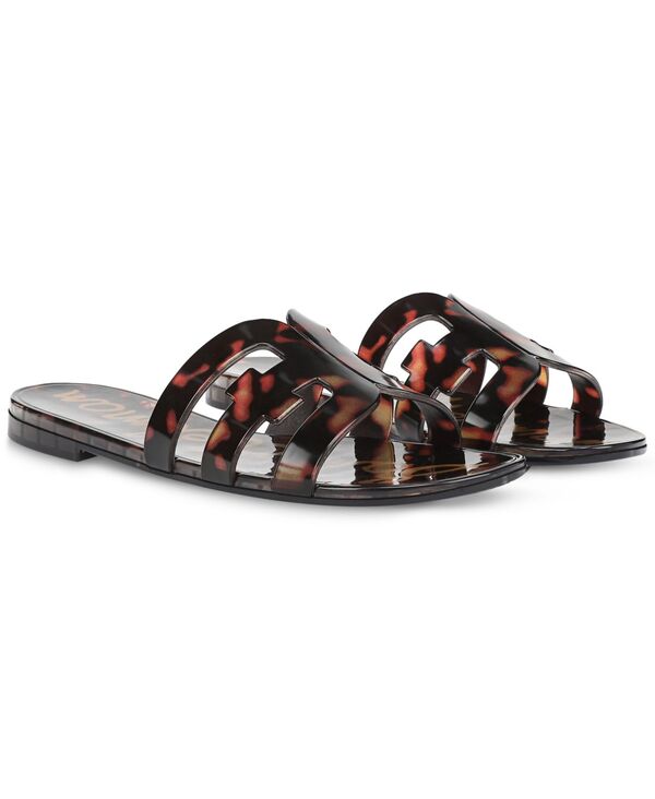 サムエデルマン レディース シューズ サンダル Sam Edelman Women's Bay Jelly Slide Flat Sandals Tortoise 15,735円