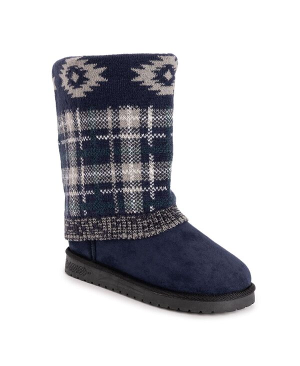 ムクルクス レディース シューズ ブーツ・レインブーツ MUK LUKS Women\'s Cheryl Boots Dark sapphire サファイア