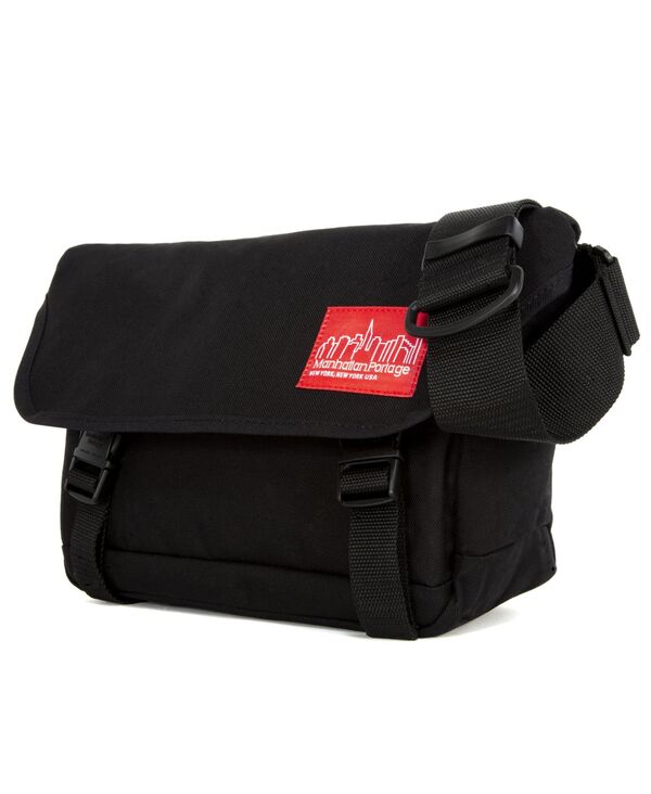 マンハッタンポーテージ レディース バッグ Manhattan Portage Large Kent Messenger Bag Black ブラック｜ReVida 店