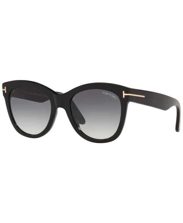 トム・ジェラルド・r・フォード レディース 佩び物 サングラス・アイウェア Tom Ford Women\u0027sunglasses TR001310 54 Black Shiny 黒いこと