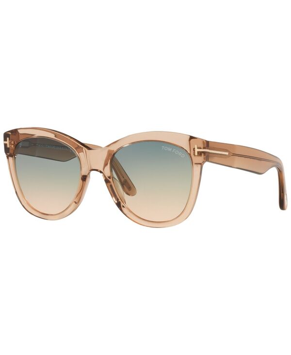 トム・ジェラルド・r・フォード レディース 佩び物 サングラス・アイウェア Tom Ford Women\u0027sunglasses TR001310 54 Brown Shiny 赤銅色