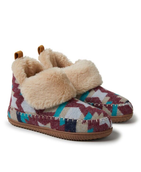 ディアフォームズ レディース シューズ ブーツ・レインブーツ Dearfoams Alpine by Women's Moritz Bootie House Slipper Cabernet