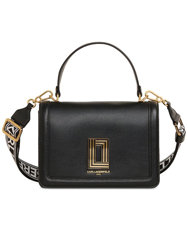カール ラガーフェルド レディース バッグ KARLAGERFELD PARISimone Small Flap Crossbody Bag Black ブラック