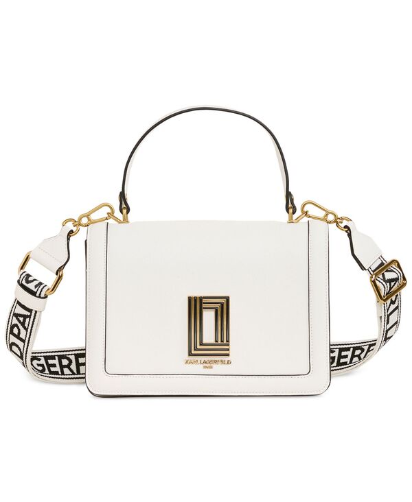 カール ラガーフェルド レディース バッグ KARLAGERFELD PARISimone Small Flap Crossbody Bag Winter White ホワイト
