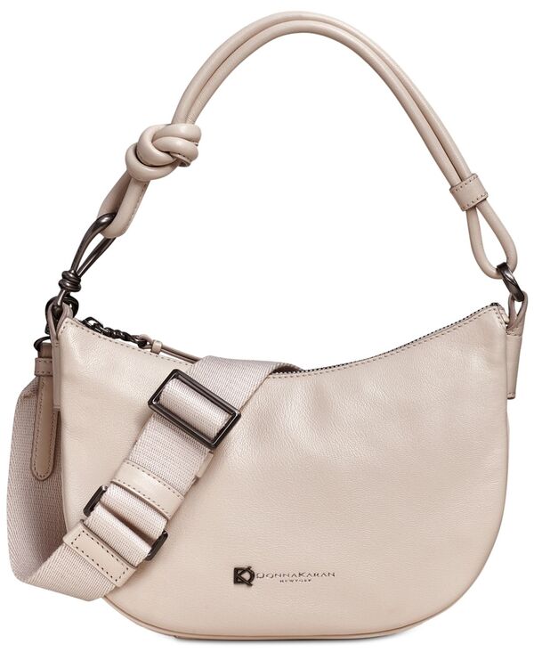 ダナ キャラン ニューヨーク レディース バッグ レザー Donna Karanew York Roslyn Smalleather Hobo Bag Sand サンド