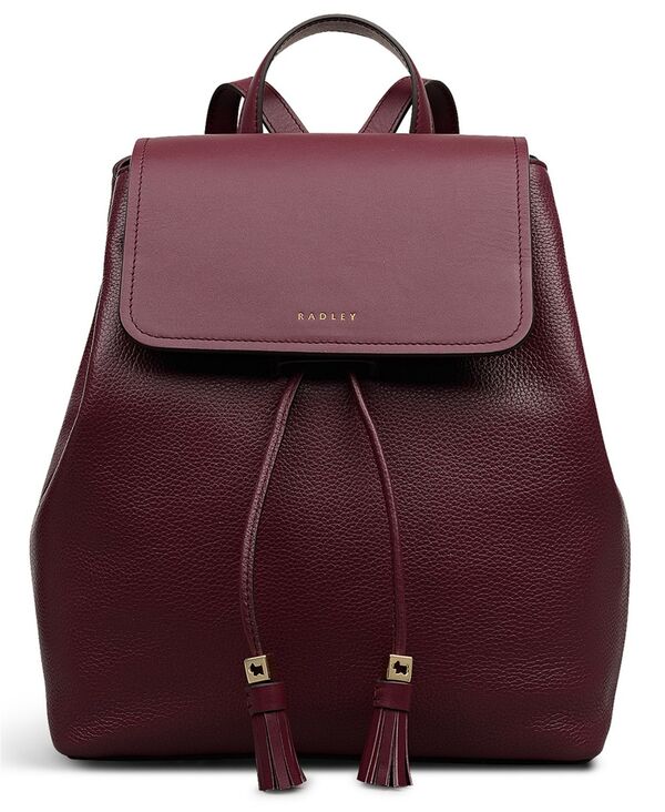 ラドリー 英国の首都 レディース 御徒面子 うしろ側容器に並べる・背嚢 Radley Londonoble Alley Small Flap Over Backpack Dark Cherry
