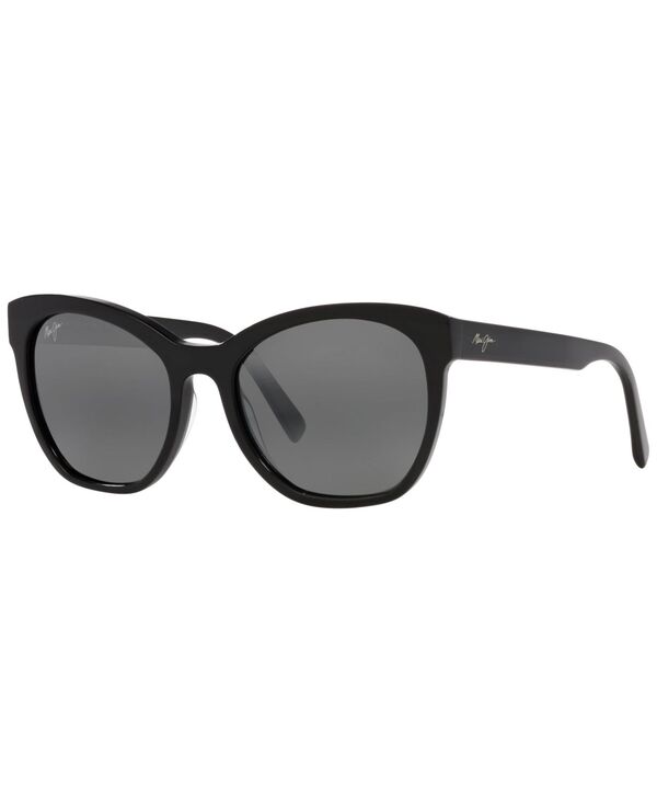 マウイ体育館 レディース 佩び物 サングラス・アイウェア Maui Jim Women\u0027s Polarized Sunglasses MJ00069356-X 56 Black Shiny 黒いこと