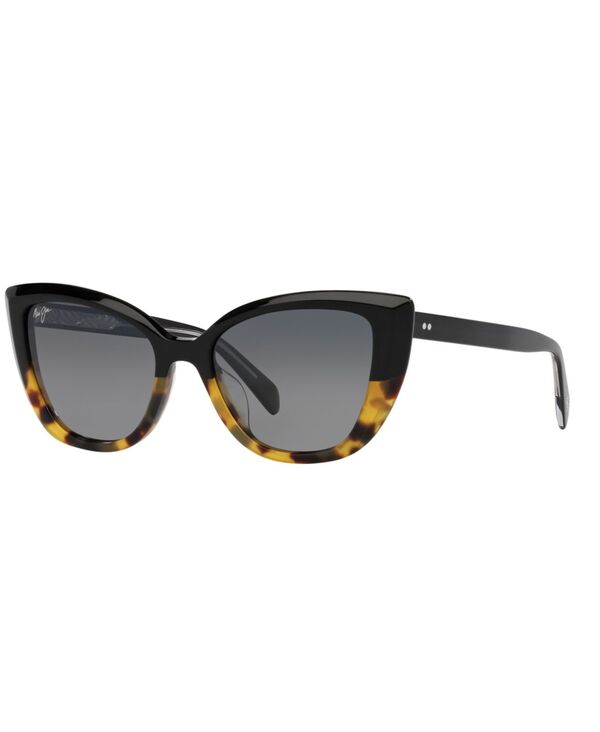 マウイ体育館 レディース 添え物 サングラス・アイウェア Maui Jim Women\u0027s Polarized Sunglasses Blossomj000736 Black Brown 黒いこと