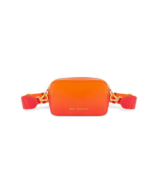 マックダガル レディース バッグ レザー Mac Duggal Ombre Leather Crossbody Camera Bag Sunset ombre