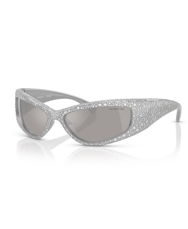 スワロフスキー レディース 添え物 サングラス・アイウェア Swarovski Women\u0027sunglassesK6027 Light Gray 薄墨色
