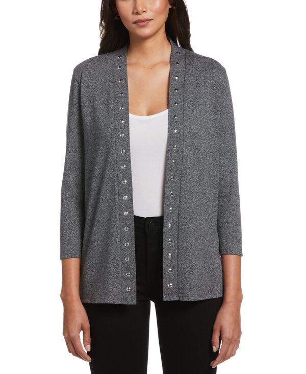 ラファエラ レディース アウター ニット・セーター クルーネック プチ カーディガン Rafaella Petite Cardigan Crew Neck Sweater Open Misce