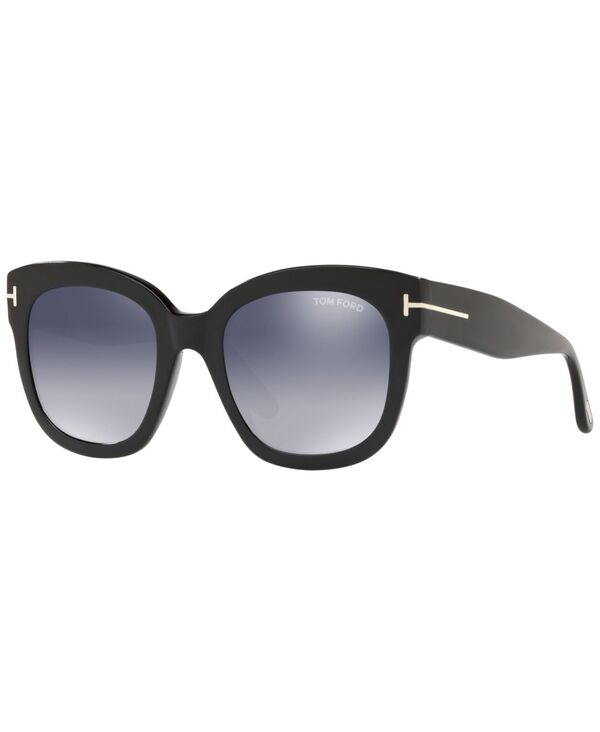 トム・ジェラルド・r・フォード レディース 佩び物 サングラス・アイウェア Tom Ford Sunglasses FT0613 52 BLACK/GREY MIRROR 黒いこと