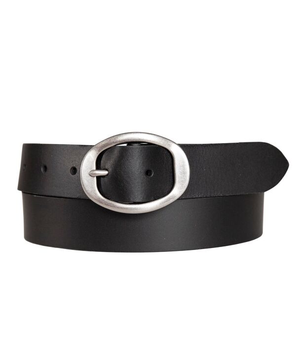 ラッキーブランド レディース アクセサリー ベルト レザー Lucky Brand Women's Oval Center Bar Buckleather Belt Black ブラック