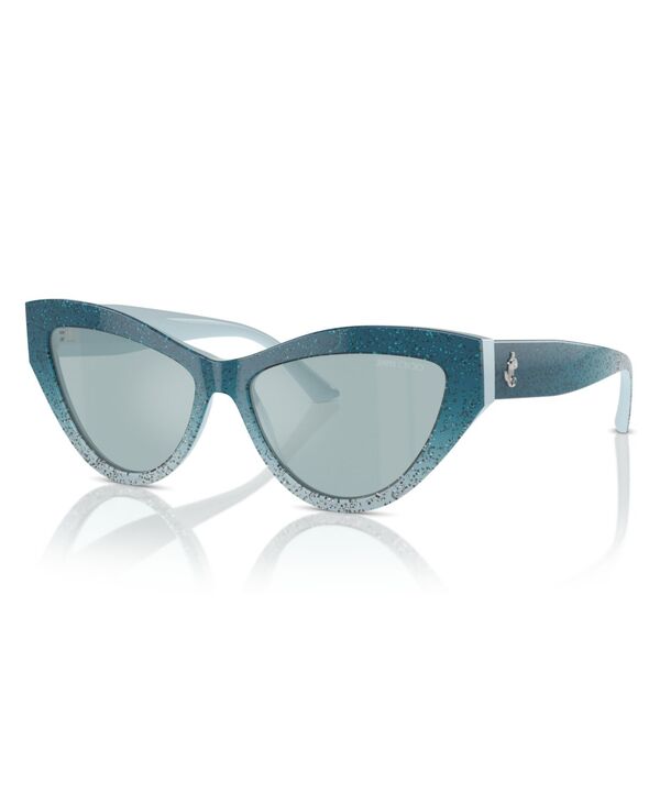 ジミーチュー レディース 付属物 サングラス・アイウェア Jimmy Choo Women\u0027sunglasses JC5004 Azure Gradient Glitter