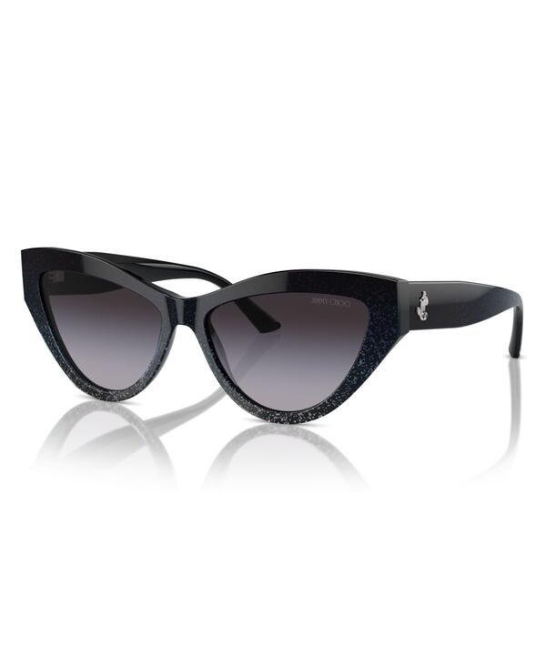 ジミーチュー レディース 付属物 サングラス・アイウェア Jimmy Choo Women\u0027sunglasses JC5004 Black Gradient Glitter 黒いこと