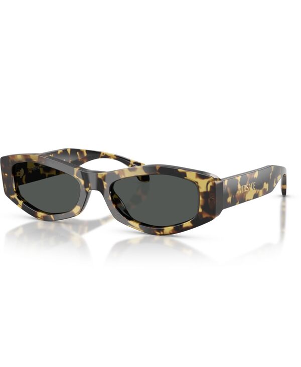 ヴェルサーチ レディース 佩び物 サングラス・アイウェア Versace Women\u0027s Large Sunglasses VE4487 Brown Yellow Havana 黄色