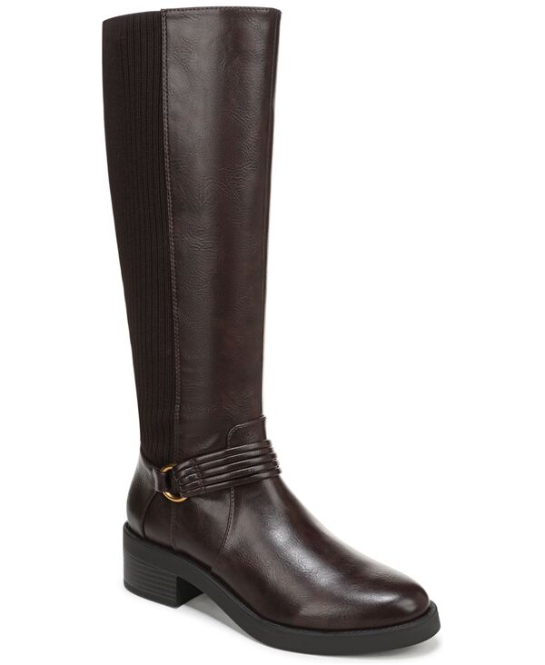 ライフストライド レディース シューズ ブーツ・レインブーツ トール LifeStride Brighton Round Toe Tall Boots Regular Calf Wide Calf & Extra Wide Calf Dark Brown ブラウン