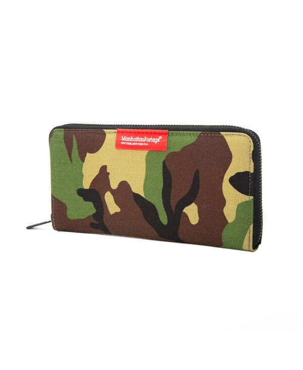 マンハッタンポーテージ レディース 付属品 紙入れ Manhattan Portage John Wallet Green Camo 緑であること