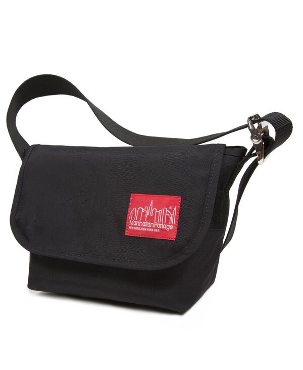 マンハッタンポーテージ レディース バッグ Manhattan Portage Small Herringbone Jr. Messenger Bag Black ブラック