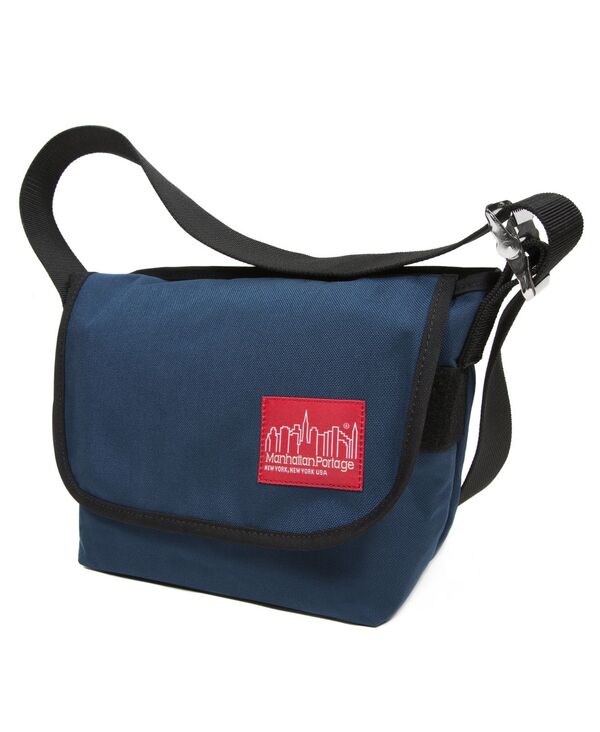 マンハッタンポーテージ レディース バッグ Manhattan Portage Small Herringbone Jr. Messenger Bag Navy ネイビー