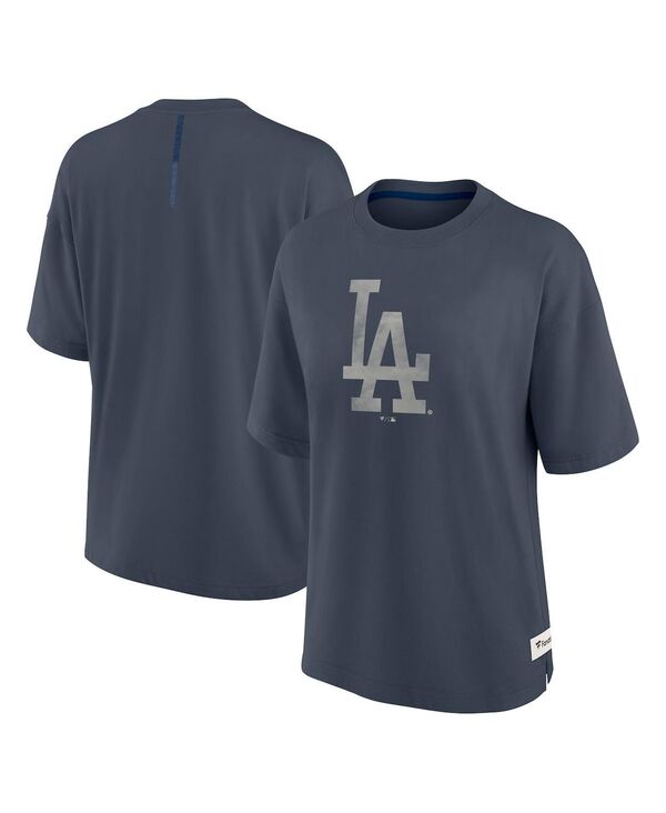 ファナティクス レディース トップス Tシャツ Fanatics Women Blue Los Angeles Dodgers Elements Raw Edge Future Ground T-Shirt Blue ブルー