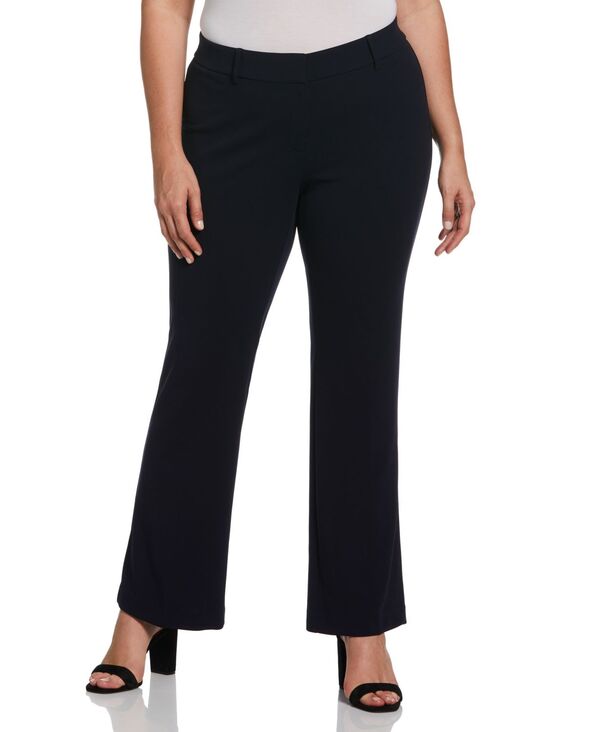 ラファエラ レディース ボトムス カジュアルパンツ クレープラスサイズ Rafaella Plusize Stretch Crepe Classic Fit Pants Navy ネイビー