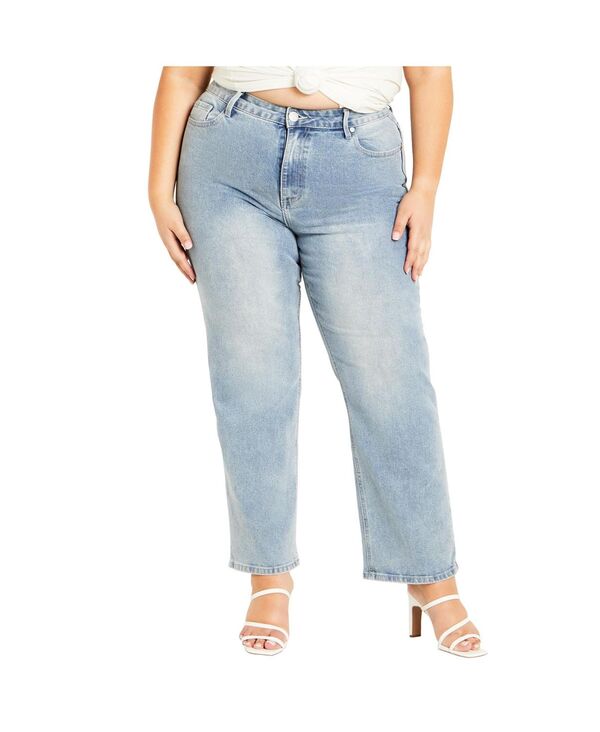 シティーシック レディース ボトムス デニムパンツ プラスサイズ CITY CHIC Plusize Harley Ayesha Jean Denim デニム