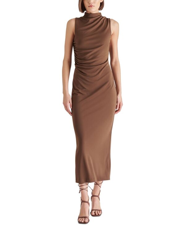 スティーブ マデン レディース トップス ワンピース モックネック ミディ Steve Madden Women's Mock Neck Midi Dress Coco｜ReVida 店