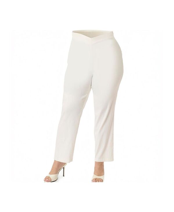 ユニークビンテージ レディース ボトムス カジュアルパンツ プラスサイズ Unique Vintage Plusize 1960s Cigarette Pants White ホワイト