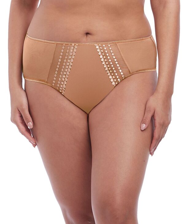 エロミ レディース アンダーウェア パンツ プラスサイズ Elomi Plusize Matilda Brief Panty EL8905 Online Only Cafe Au Lait
