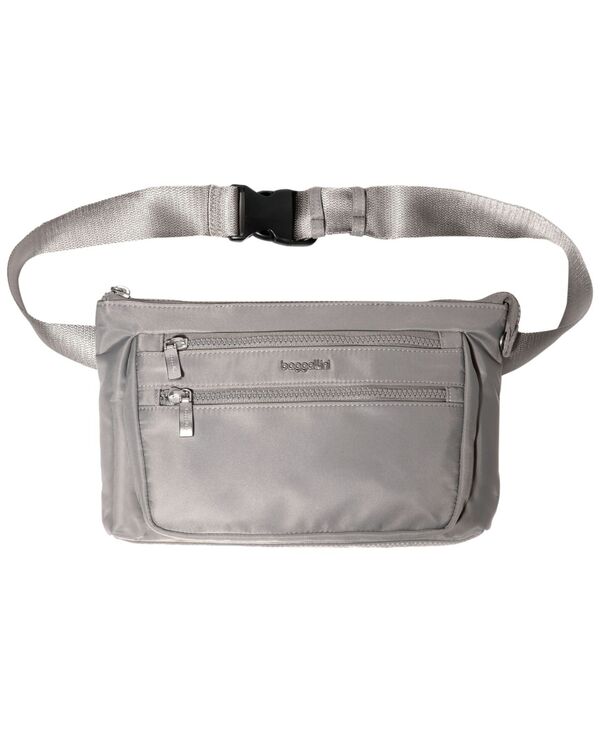 バッガリーニ レディース バッグ Baggallini Small Size Pocket Belt Bag Steel Grey グレー