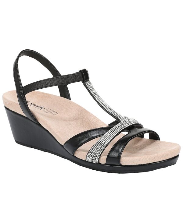 ライフストライド レディース シューズ サンダル LifeStride Women's Mimosa Strappy Sandals Black ブラック