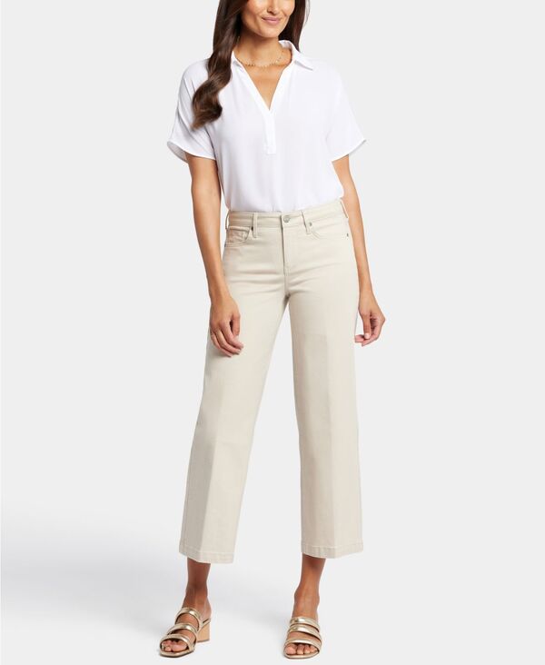 エヌワイディージェイ レディース ボトムス デニムパンツ ワイドレッグ アンクル ジーンズ NYDJ Women's Teresa Wide Leg Ankle Jeans Feather 20,790円