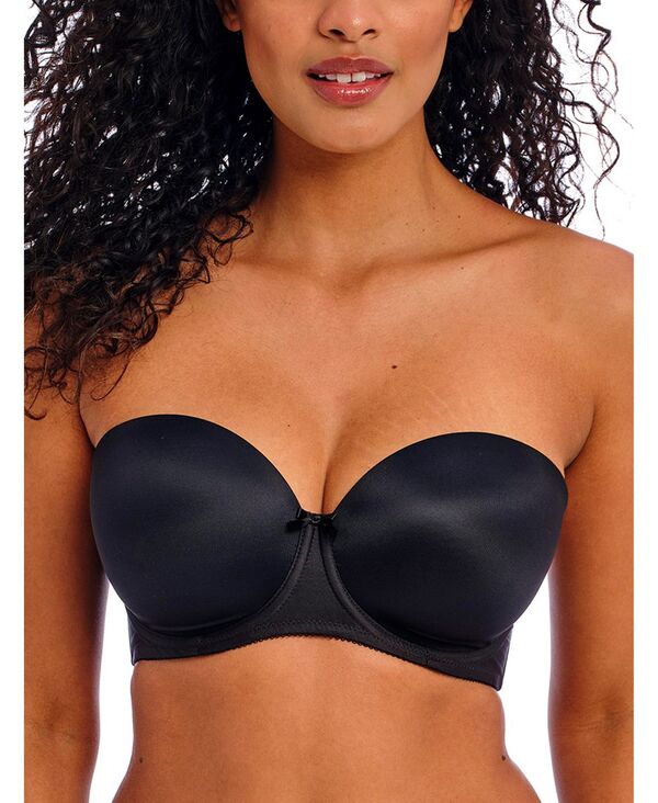 フレイヤ レディース アンダーウェア ブラジャー ストラップレス Freya Women's Deco Strapless BraA4233 Black ブラック｜ReVida 店