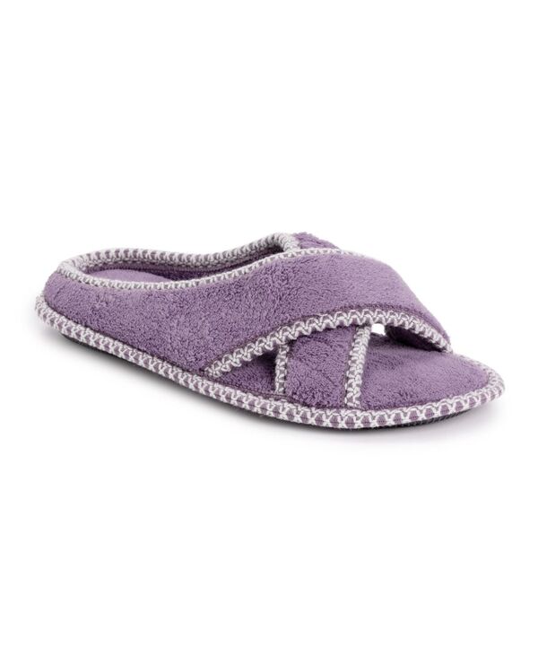 ムクルクス レディース シューズ サンダル MUK LUKS Women's Ada Crossband Slippers Lilac ライラック 9,786円