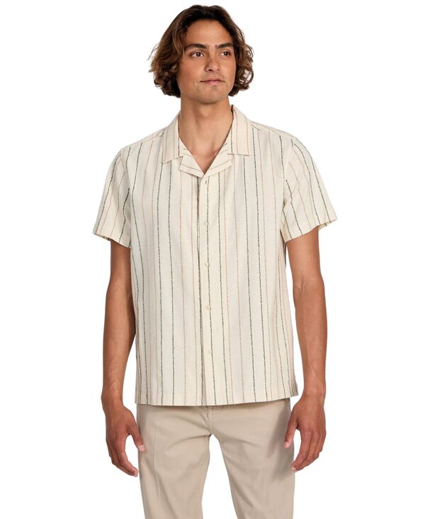 ゲス メンズ トップス シャツ GUESS Men's Cooper Stripe Shirt Multi マルチカラー の商品写真