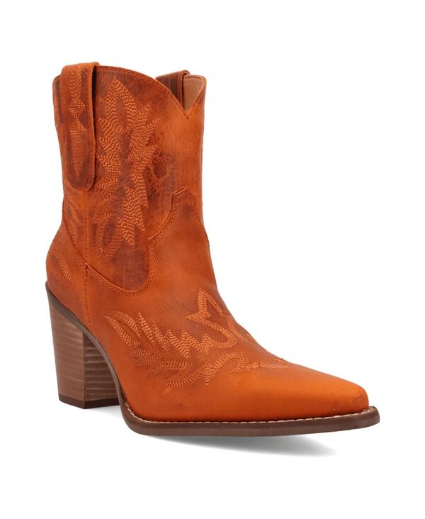 ディンゴ レディース シューズ ブーツ・レインブーツ レザー Dingo Women's Rocky Top Leather Bootie Rust ラスト|ReVida 店
