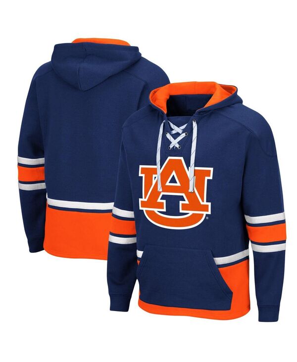 コロシアム メンズ アウター パーカー・スウェット レース Colosseumen's Auburn Tigers Lace Up 3.0 Pullover Hoodie Navy ネイビー