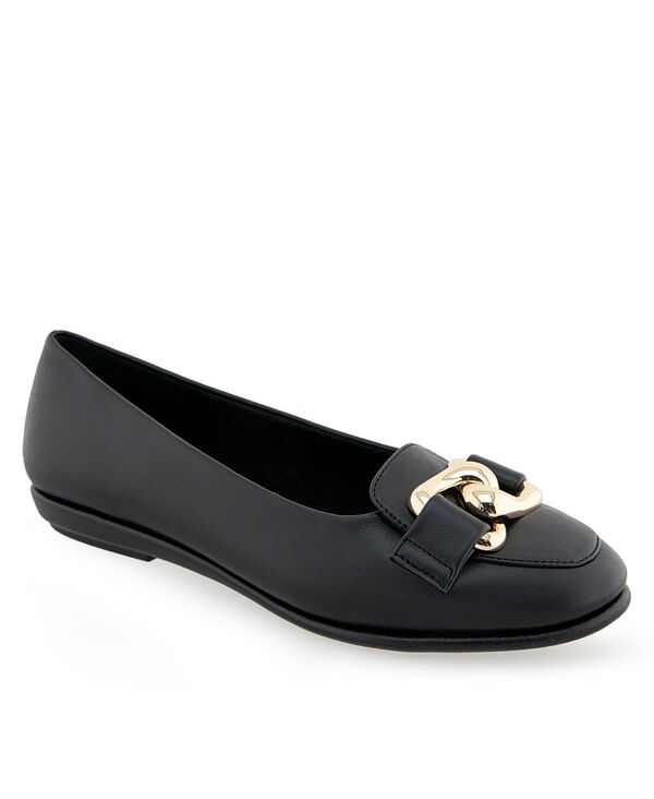 エアロソールズ レディース シューズ パンプス Aerosoles Women's Bell Almond Toe Ballet Flats Black ブラック