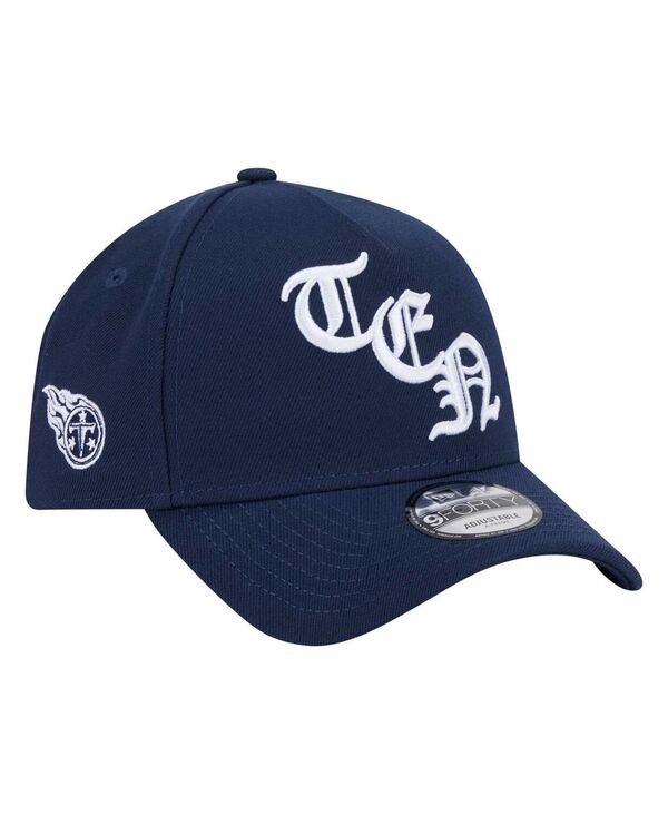ニューエラ メンズ アクセサリー 帽子 New Era Men's Navy Tennessee Titans Mystic 9FORTY A-Frame Adjustable Hat Navy ネイビー