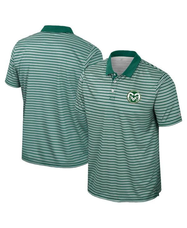 コロシアム メンズ トップス ポロシャツ Colosseumen's Green Colorado State Ramstriped Polo Shirt Green グリーン