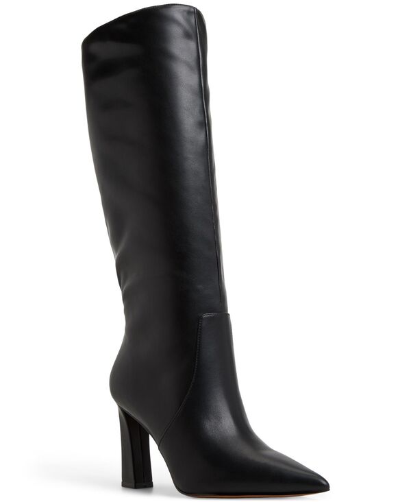 アルド レディース シューズ ブーツ・レインブーツ ALDO Women's Nathalee Knee High Pointed Toe Boots Black Smooth ブラック|ReVida 店