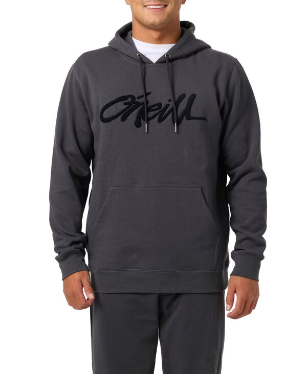 オニール メンズ アウター パーカー・スウェット シャツ キャップ ロゴ O'Neill Men's Capitola Logo Applique Pull-On Sweatshirt Phantom
