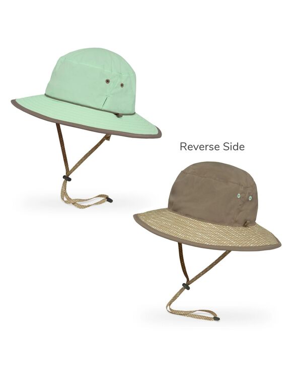 サンデイアフターヌーンズ レディース アクセサリー 帽子 Sunday Afternoons Daydream Reversible Bucket Hat Vapor Blue/Natural Grass ブルー