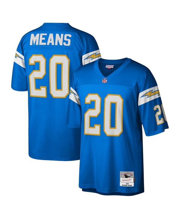 ミッチェル&ネス メンズ トップス シャツ ジャージー Mitchell & Ness Men's Natrone Means Powder Blue Los Angeles Chargers 1994 Legacy Replica Jersey Powder Blue ブルー|ReVida 店