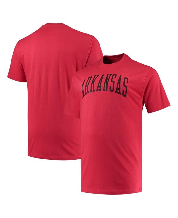 チャンピオン メンズ トップス Tシャツ トール ロゴ Champion Men's Cardinal Arkansas Razorbacks Big and Tall Arch Team Logo T-shirt Cardinal｜ReVida 店