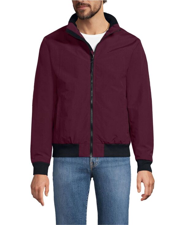 ランズエンド メンズ アウター ジャケット・ブルゾン Lands' End Men's Classic Squall Waterproof Insulated Jacket Lush burgundy バーガンディ