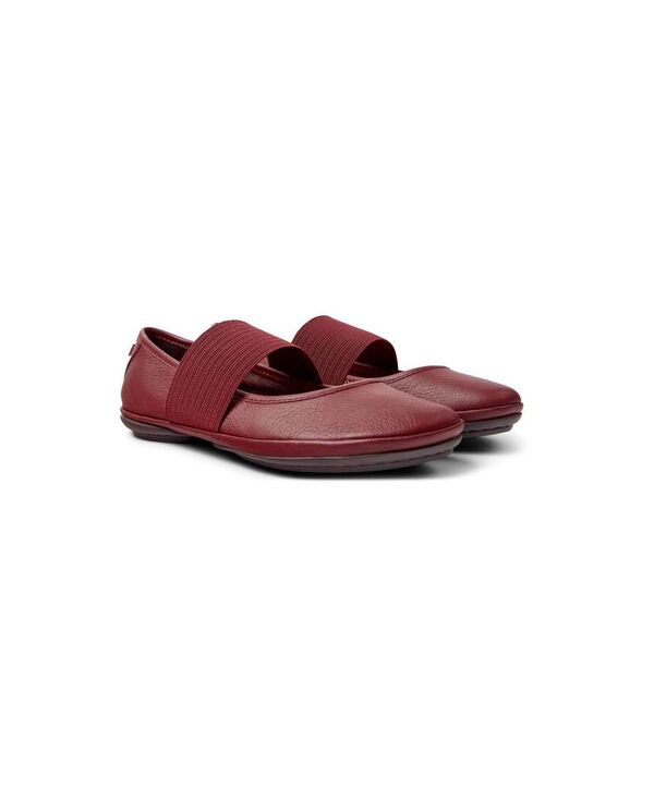 カンペール レディース シューズ パンプス Camper Women's Right Nina Ballet Shoes Dark red レッド